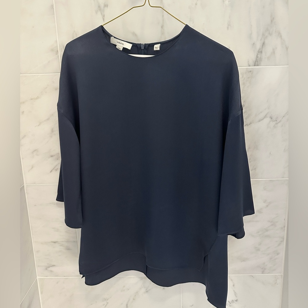 Vince Navy Blouse